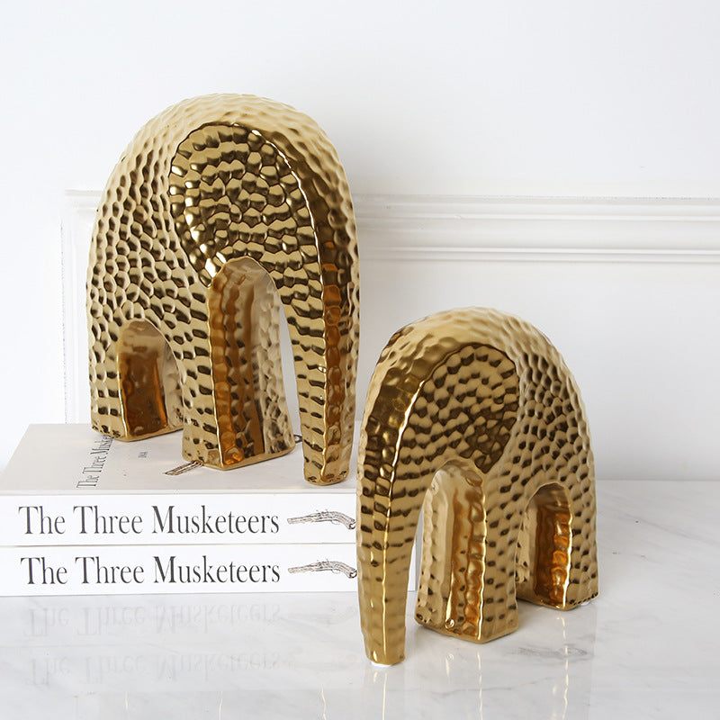 Polka Dot Ceramic Elephant