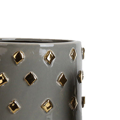 Grey Ceramic Planter