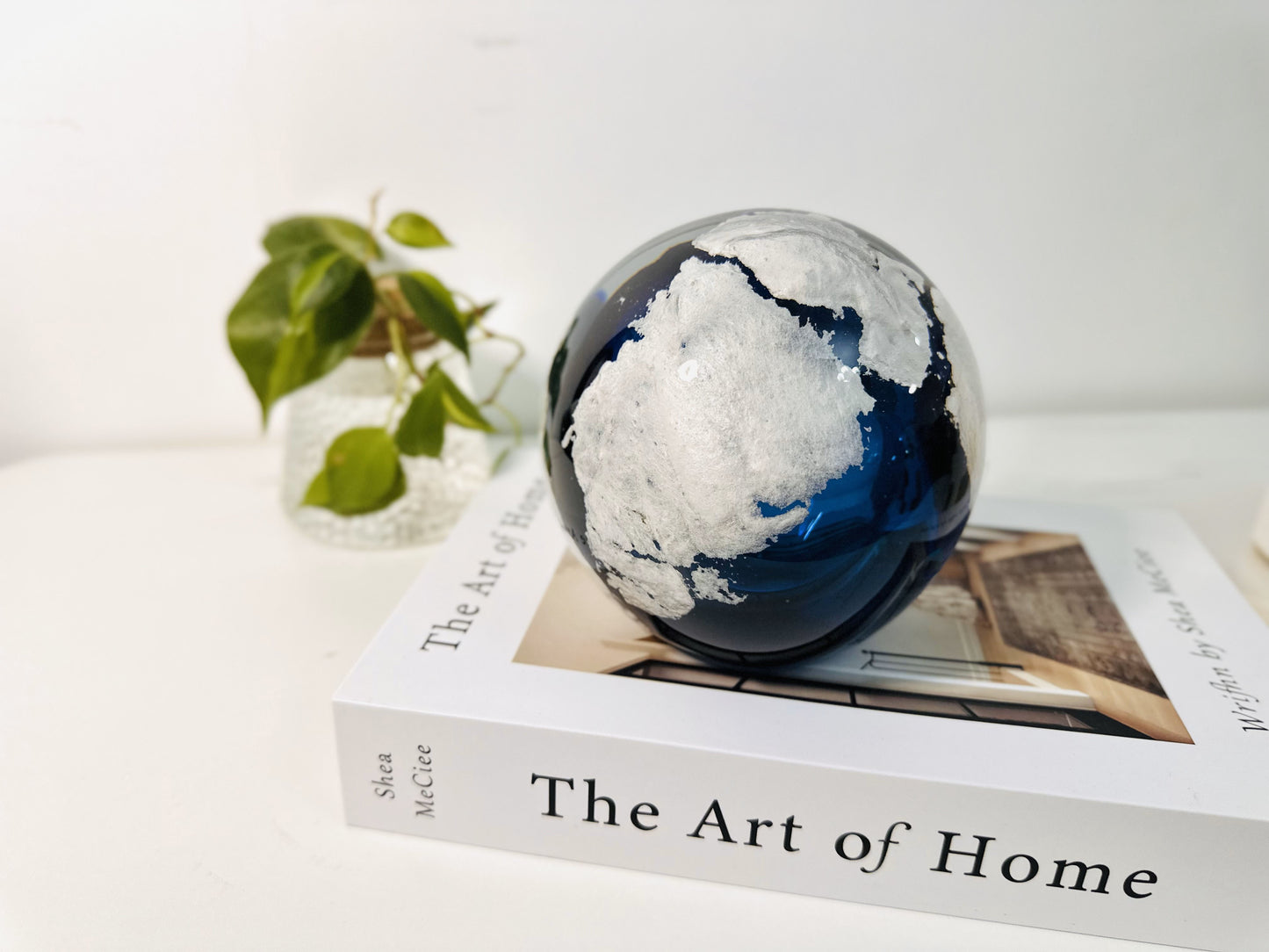 Blue Ball Ornament