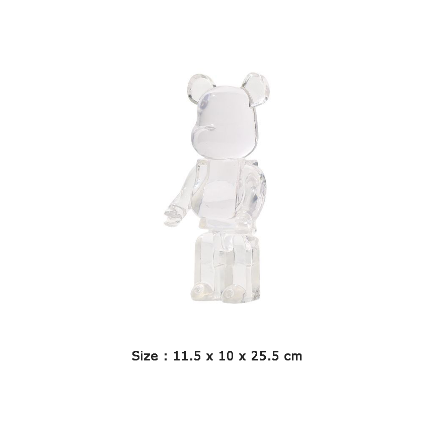 Transparent Bear Sculpture - FC-SZ21109A
