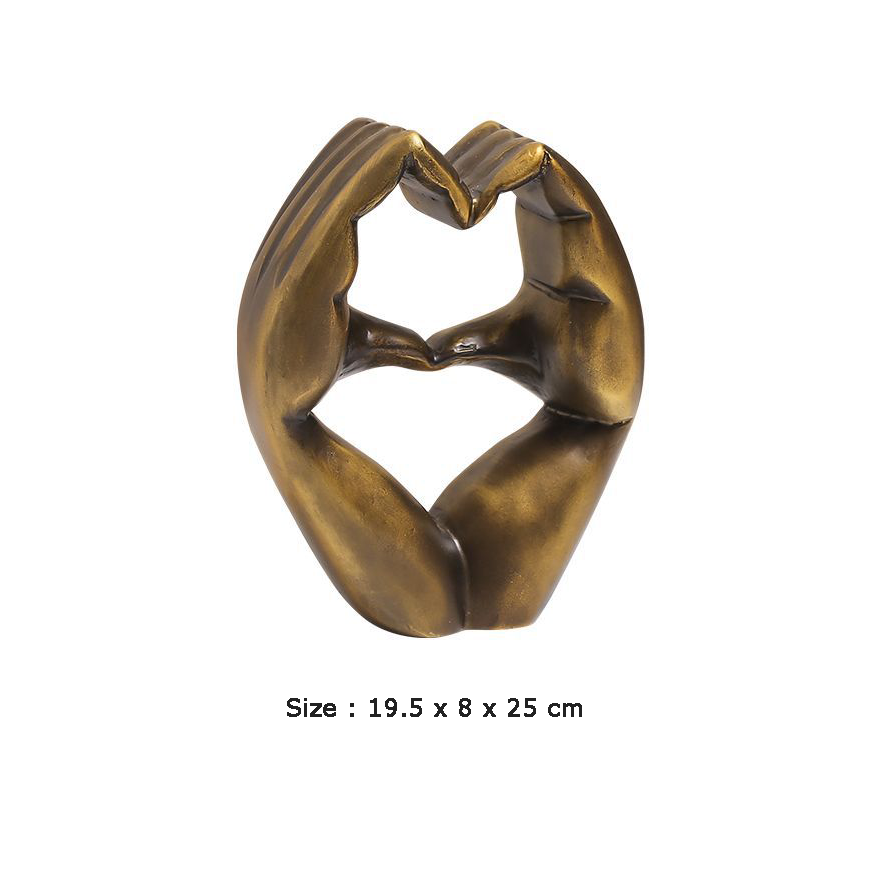 Bronze Finish Love Sculpture