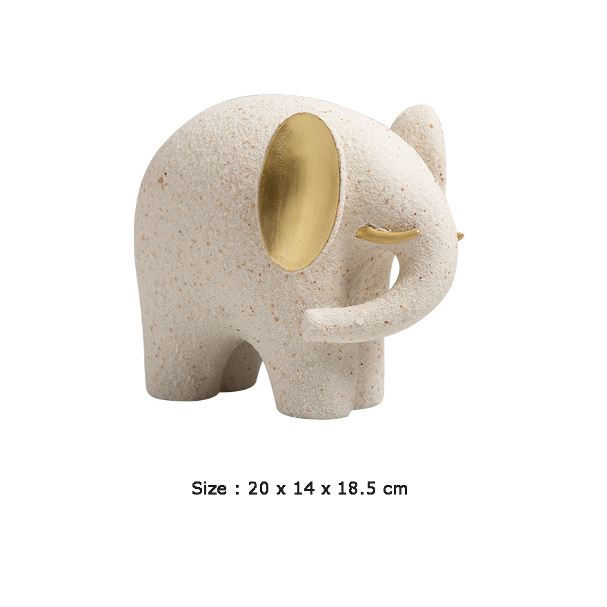 Golden Tusk Elephant