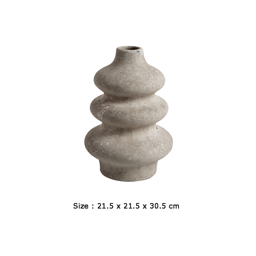 Layered Circle Vase