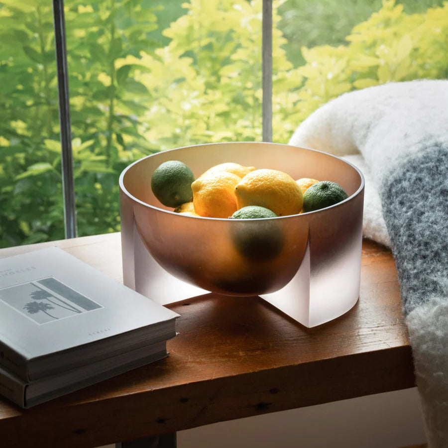 Smokey Brown Resin Bowl