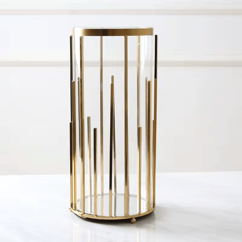 Gold Candle Holder/Vase