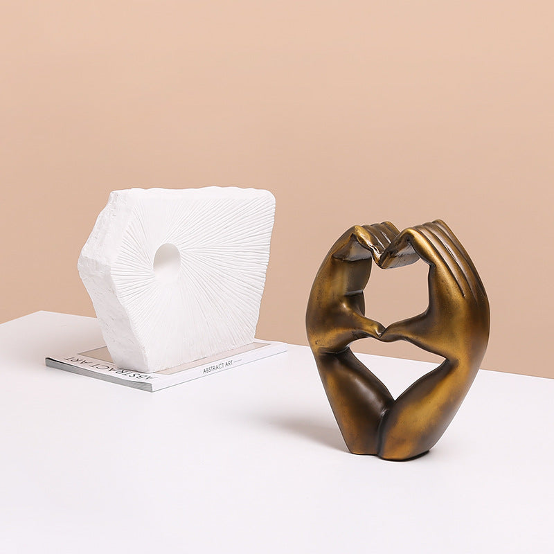 Bronze Finish Love Sculpture