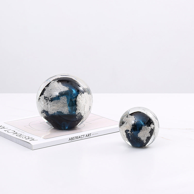 Blue Ball Ornament