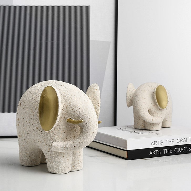 Golden Tusk Elephant