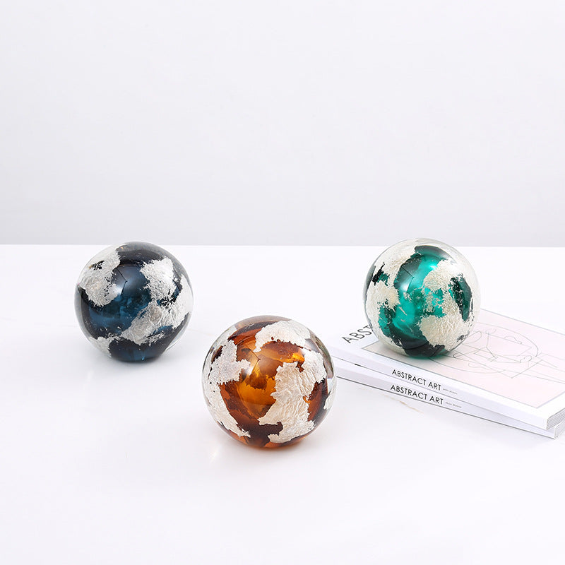 Blue Ball Ornament