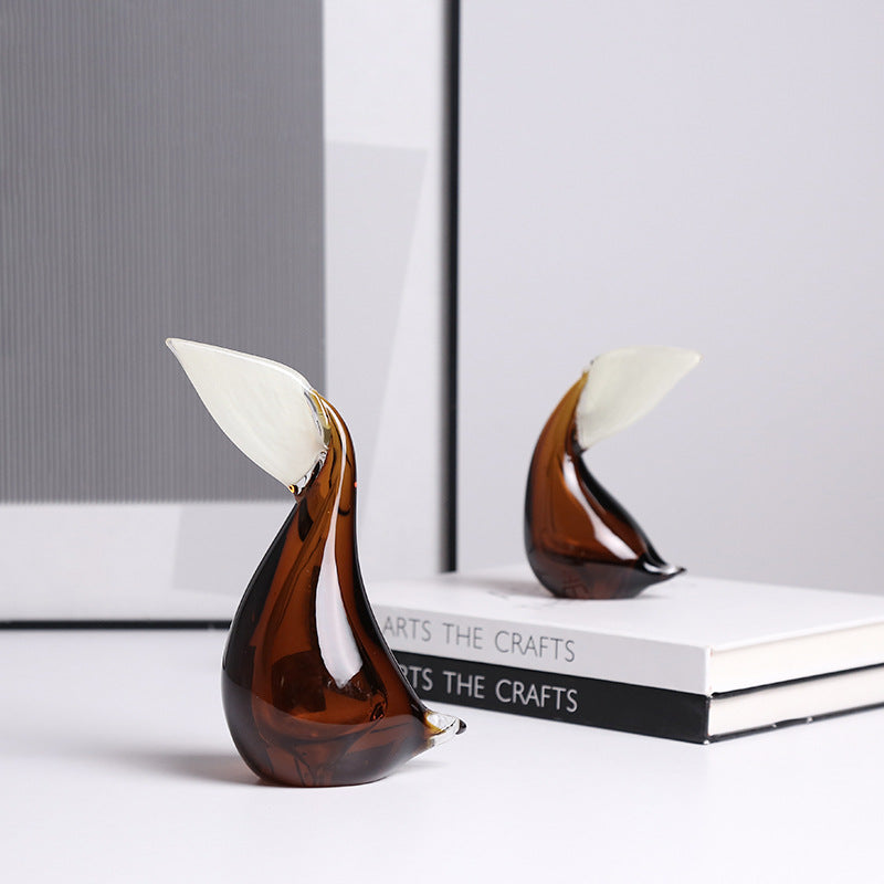 Handmade Glass Pelican