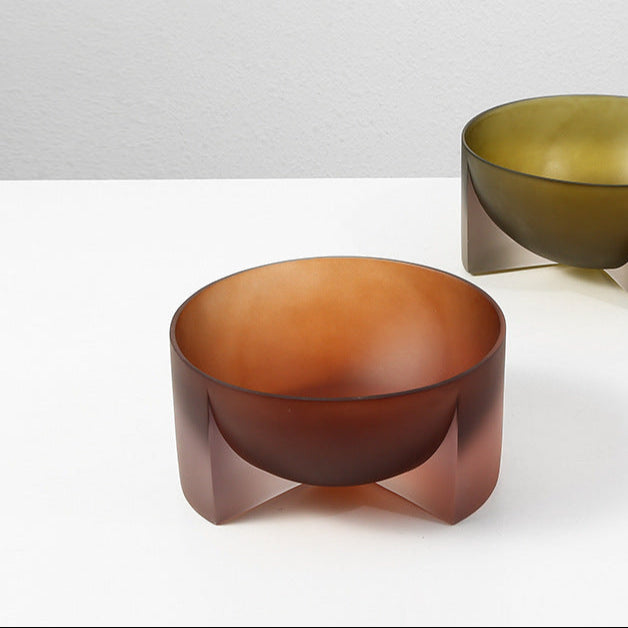 Smokey Brown Resin Bowl