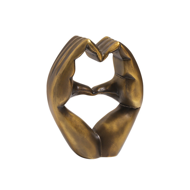 Bronze Finish Love Sculpture