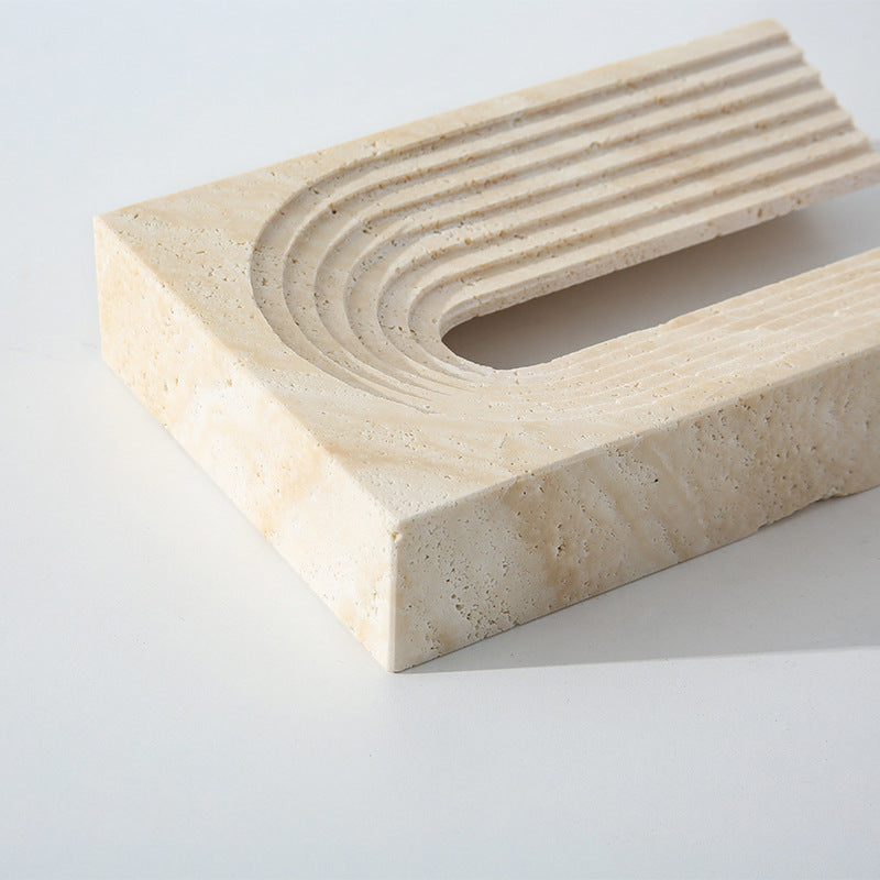 Travertine Arch Ornament - FB-T2124B