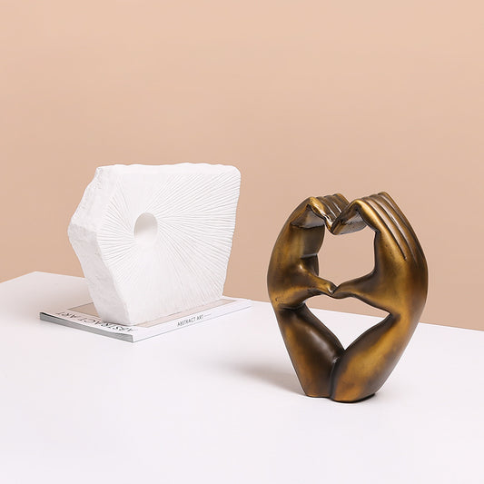 Bronze Finish Love Sculpture